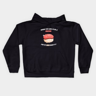 Cute Japanese Food Shushi Kids Hoodie